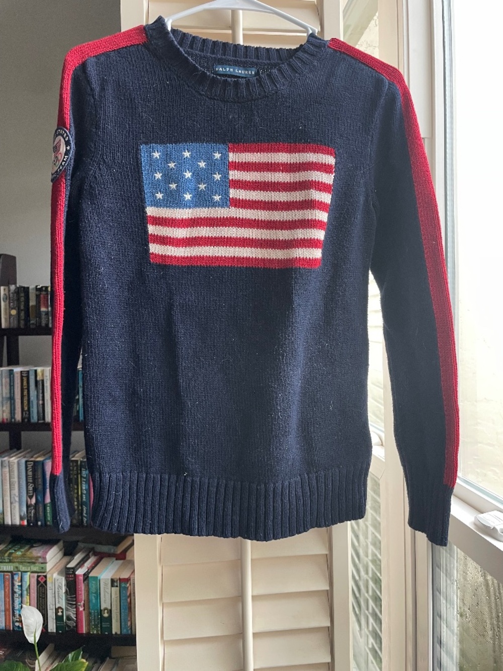 Ralph Lauren flag sweater small vintage
